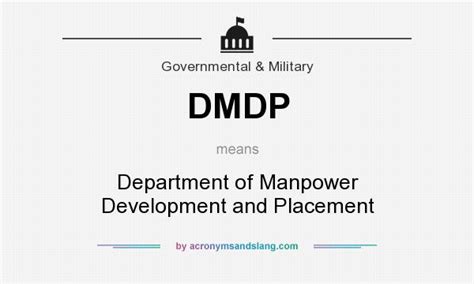 department of manpower development and placement